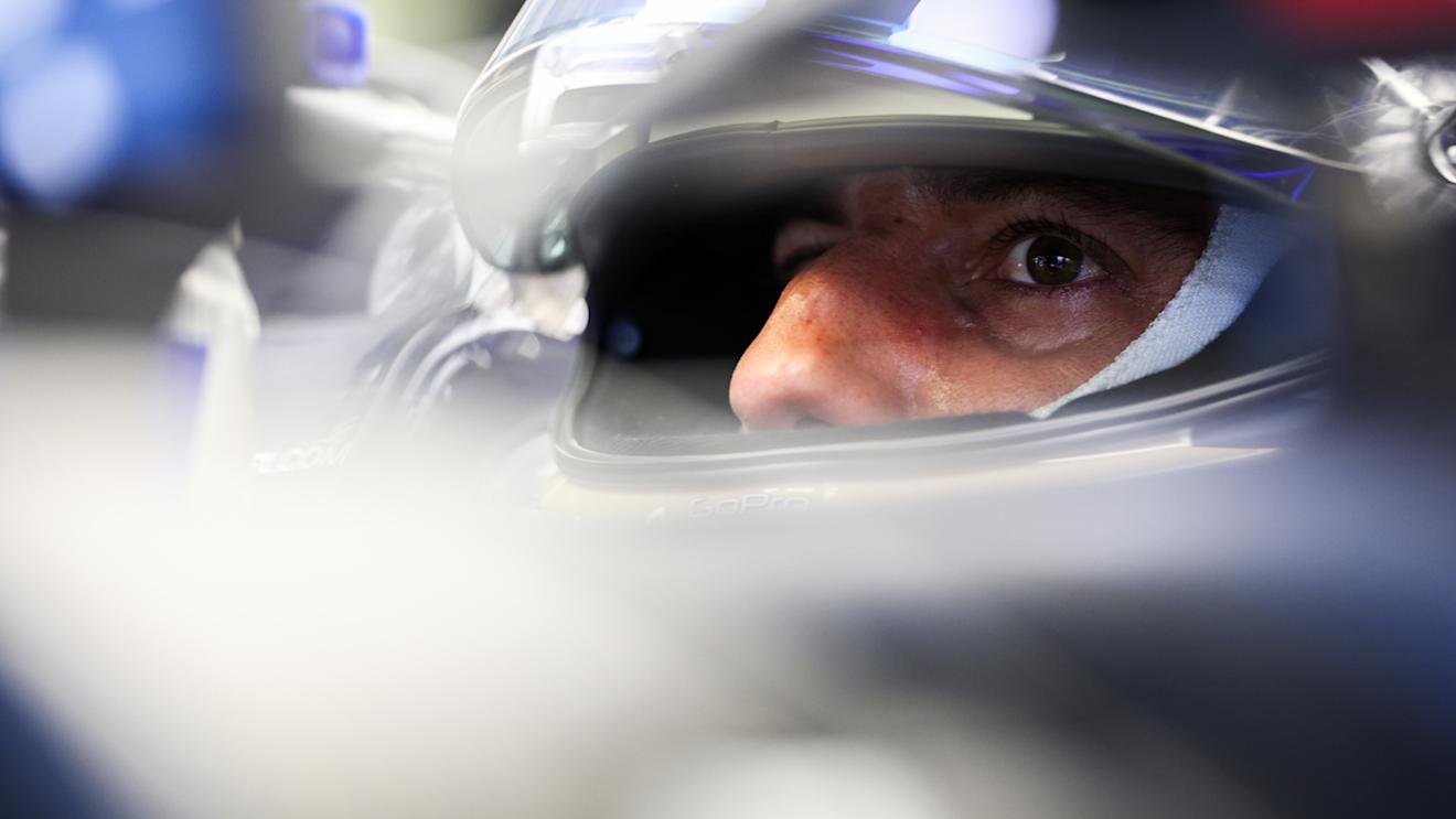 MEXICO CITY, MEXICO - OCTOBER 27: Daniel Ricciardo of Australia and Scuderia AlphaTauri prepares to drive in the garage during practice ahead of the F1 Grand Prix of Mexico at Autodromo Hermanos Rodriguez on October 27, 2023 in Mexico City, Mexico. (Photo by Jared C. Tilton/Getty Images)