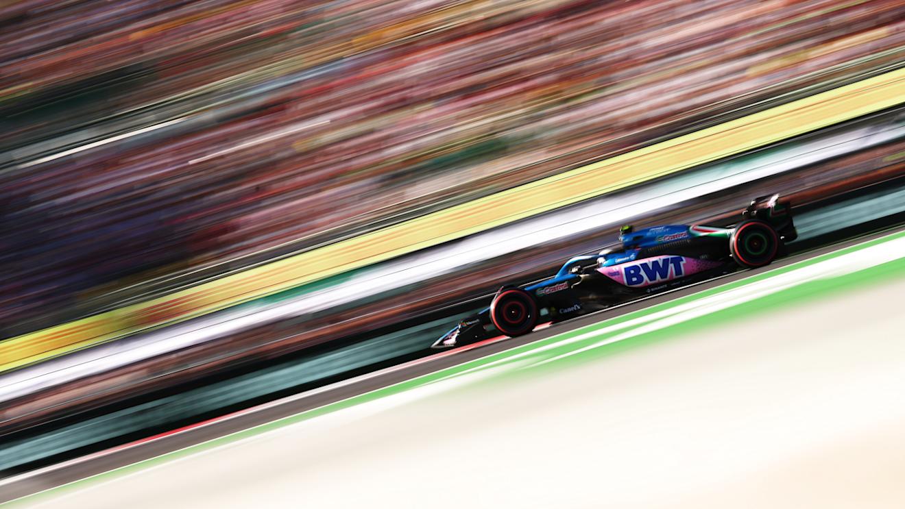 MEXICO CITY, MEXICO - OCTOBER 28: Pierre Gasly of France driving the (10) Alpine F1 A523 Renault on track during qualifying ahead of the F1 Grand Prix of Mexico at Autodromo Hermanos Rodriguez on October 28, 2023 in Mexico City, Mexico. (Photo by Jared C. Tilton/Getty Images)