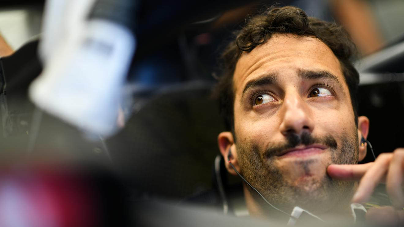 MEXICO CITY, MEXICO - OCTOBER 28: Daniel Ricciardo of Australia and Scuderia AlphaTauri prepares to drive in the garage during qualifying ahead of the F1 Grand Prix of Mexico at Autodromo Hermanos Rodriguez on October 28, 2023 in Mexico City, Mexico. (Photo by Rudy Carezzevoli/Getty Images)