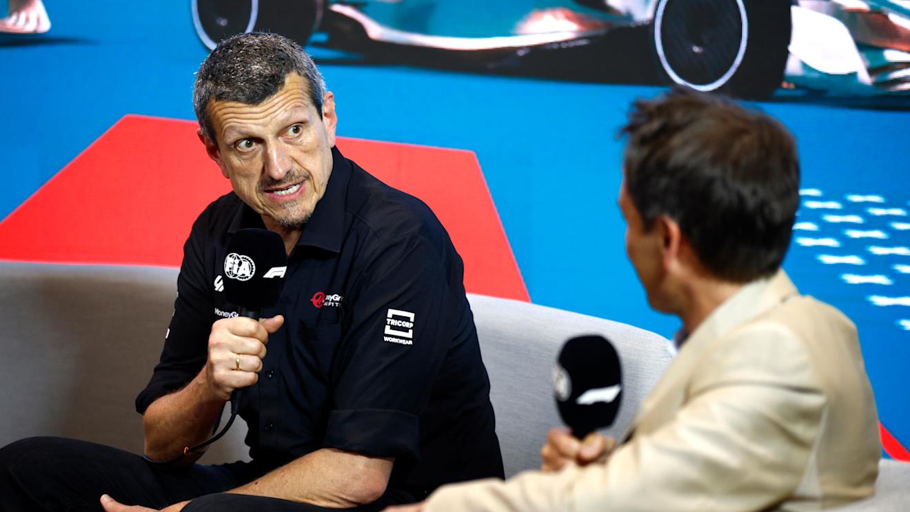MIAMI, FLORIDA - MAY 05: Haas F1 Team Principal Guenther Steiner attends the Team Principals Press Conference during practice ahead of the F1 Grand Prix of Miami at Miami International Autodrome on May 05, 2023 in Miami, Florida. (Photo by Jared C. Tilton/Getty Images)
