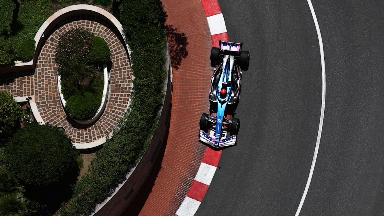 MONTE-CARLO, MONACO - MAY 26: Esteban Ocon of France driving the (31) Alpine F1 A523 Renault on track during practice ahead of the F1 Grand Prix of Monaco at Circuit de Monaco on May 26, 2023 in Monte-Carlo, Monaco. (Photo by Dan Istitene - Formula 1/Formula 1 via Getty Images)