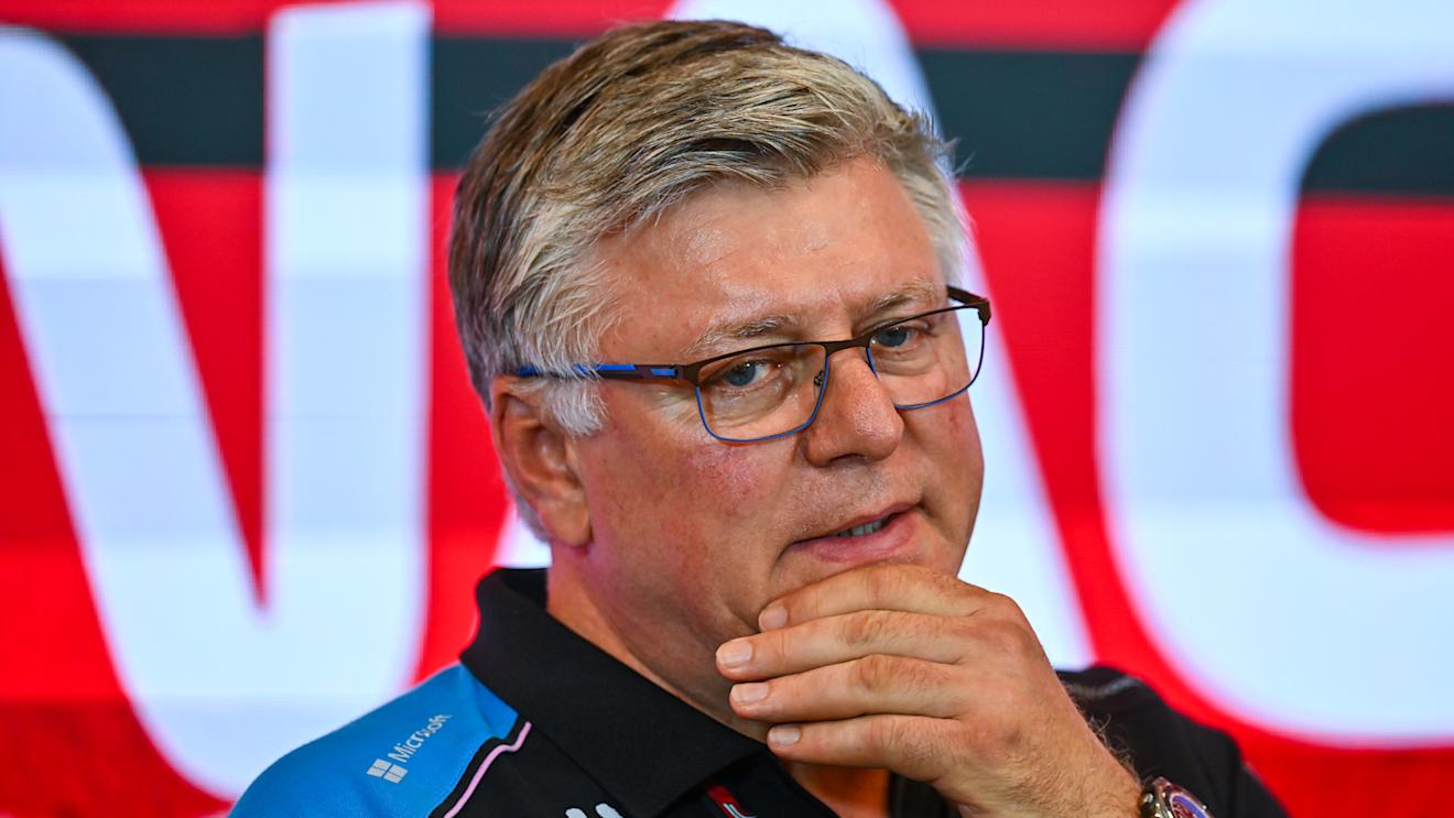 MONTE-CARLO, MONACO - MAY 26: Otmar Szafnauer, Team Principal of Alpine F1 attends the Team Principals Press Conference during practice ahead of the F1 Grand Prix of Monaco at Circuit de Monaco on May 26, 2023 in Monte-Carlo, Monaco. (Photo by Dan Mullan/Getty Images)