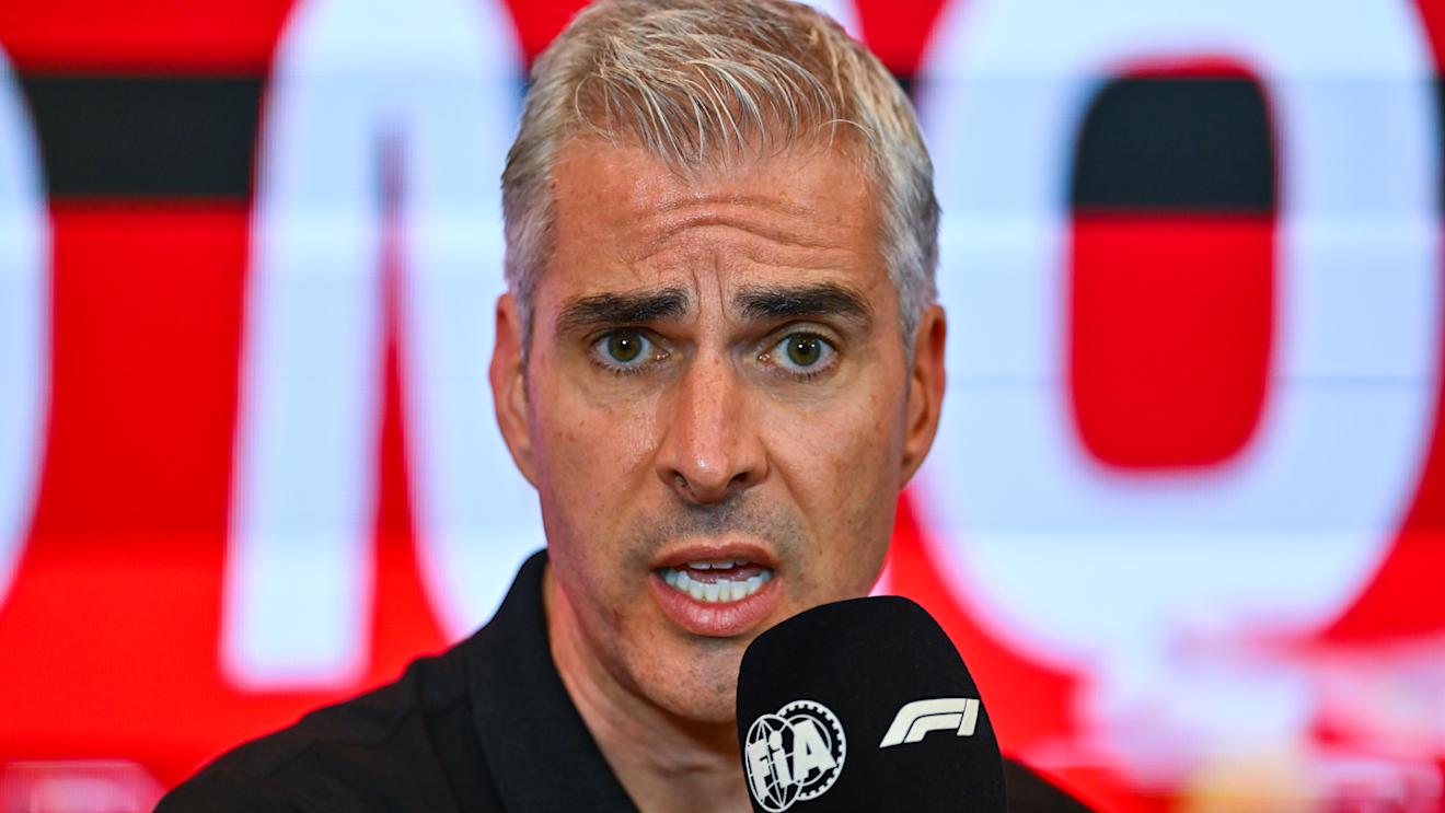 MONTE-CARLO, MONACO - MAY 26: Alessandro Alunni Bravi, Team Representative of Alfa Romeo F1 attends the Team Principals Press Conference during practice ahead of the F1 Grand Prix of Monaco at Circuit de Monaco on May 26, 2023 in Monte-Carlo, Monaco. (Photo by Dan Mullan/Getty Images)