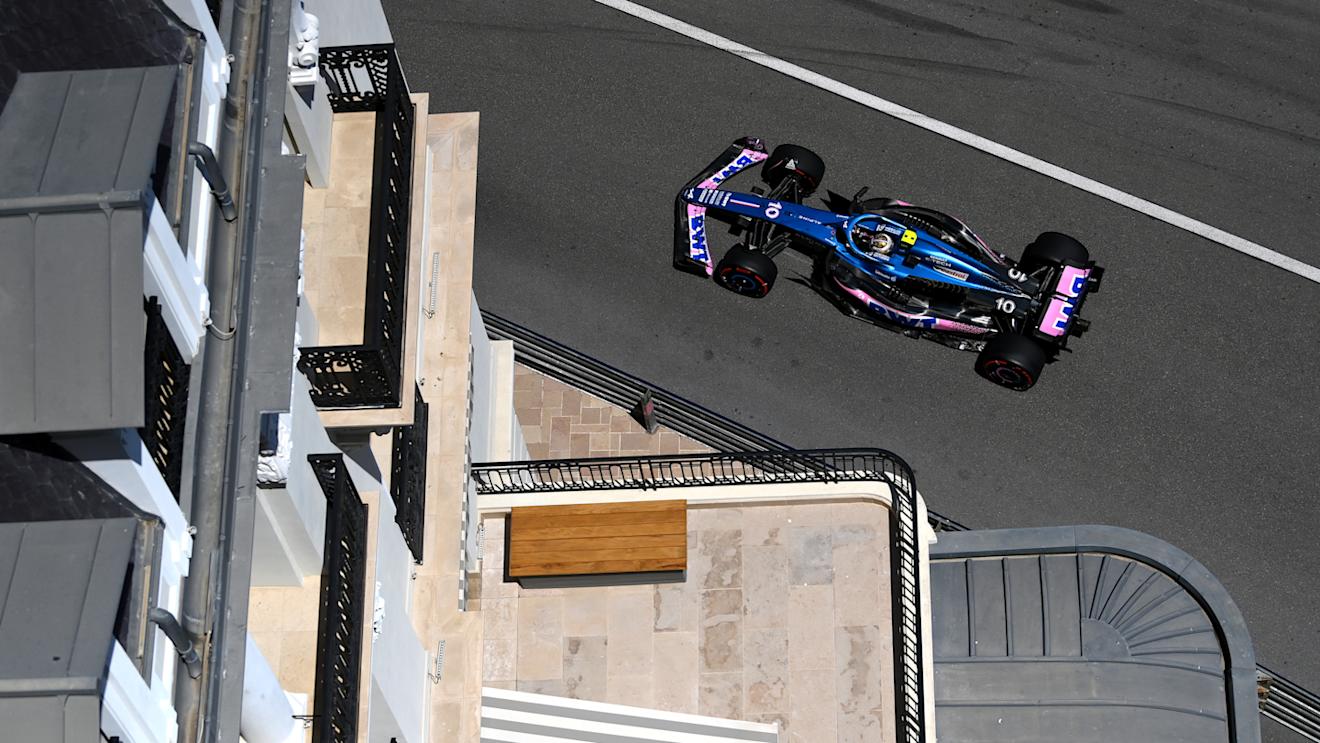 MONTE-CARLO, MONACO - MAY 27: Pierre Gasly of France driving the (10) Alpine F1 A523 Renault on track during final practice ahead of the F1 Grand Prix of Monaco at Circuit de Monaco on May 27, 2023 in Monte-Carlo, Monaco. (Photo by Dan Mullan/Getty Images)