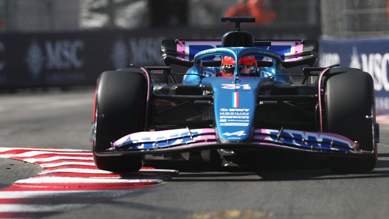 MONTE-CARLO, MONACO - MAY 27: Esteban Ocon of France driving the (31) Alpine F1 A523 Renault on track during qualifying ahead of the F1 Grand Prix of Monaco at Circuit de Monaco on May 27, 2023 in Monte-Carlo, Monaco. (Photo by Peter Fox/Getty Images)
