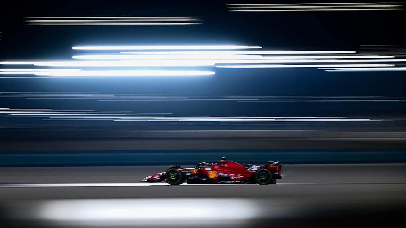 LUSAIL CITY, QATAR - OCTOBER 08: Charles Leclerc of Monaco driving the (16) Ferrari SF-23 on track during the F1 Grand Prix of Qatar at Lusail International Circuit on October 08, 2023 in Lusail City, Qatar. (Photo by Clive Mason - Formula 1/Formula 1 via Getty Images)