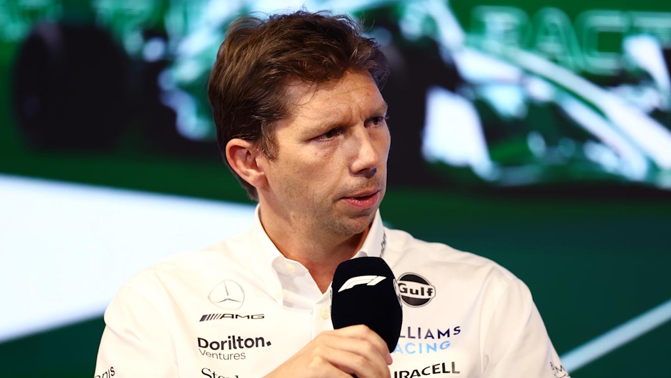 JEDDAH, SAUDI ARABIA - MARCH 17: James Vowles, Team Principal of Williams attends the Team Principals Press Conference during practice ahead of the F1 Grand Prix of Saudi Arabia at Jeddah Corniche Circuit on March 17, 2023 in Jeddah, Saudi Arabia. (Photo by Bryn Lennon/Getty Images)
