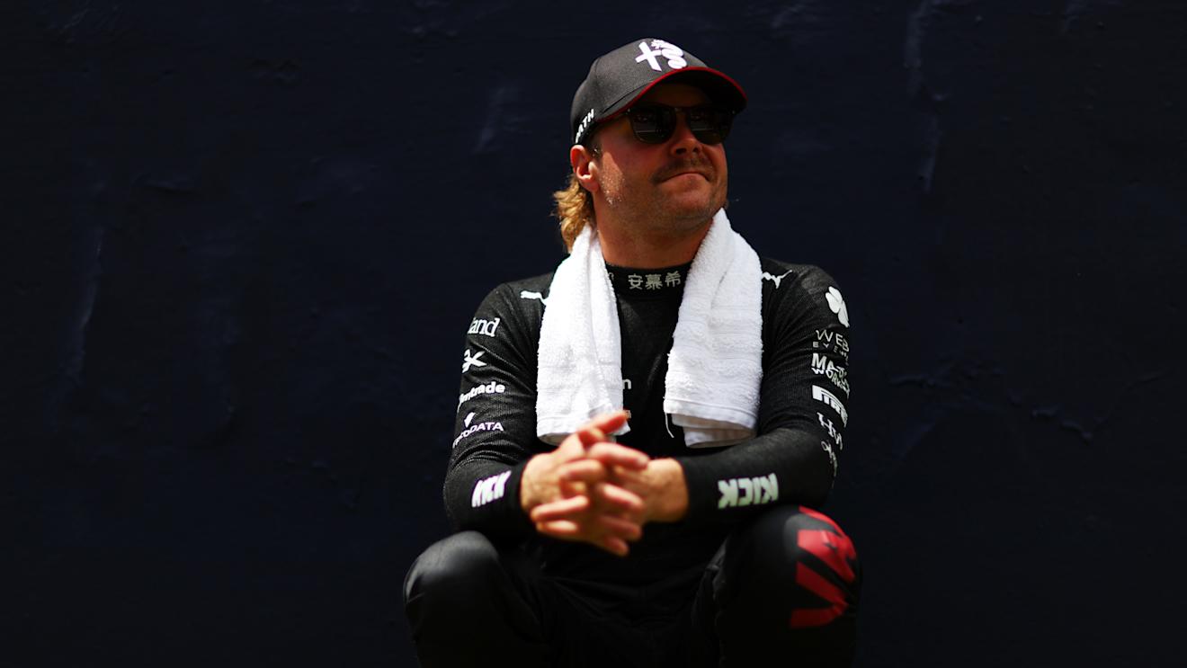 BARCELONA, SPAIN - JUNE 04: Valtteri Bottas of Finland and Alfa Romeo F1 looks on prior to the F1 Grand Prix of Spain at Circuit de Barcelona-Catalunya on June 04, 2023 in Barcelona, Spain. (Photo by Dan Istitene - Formula 1/Formula 1 via Getty Images)