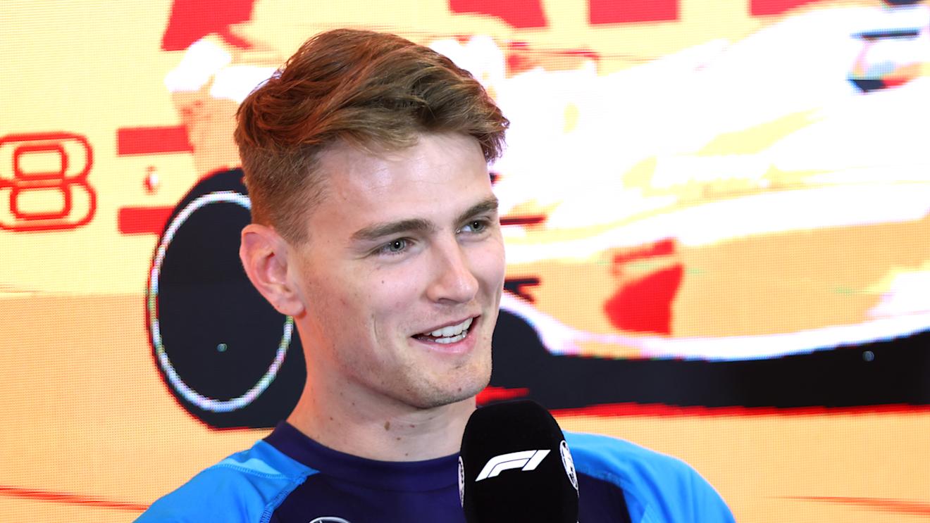 BARCELONA, SPAIN - JUNE 01: Logan Sargeant of United States and Williams attends the Drivers Press Conference during previews ahead of the F1 Grand Prix of Spain at Circuit de Barcelona-Catalunya on June 01, 2023 in Barcelona, Spain. (Photo by Dan Istitene/Getty Images)