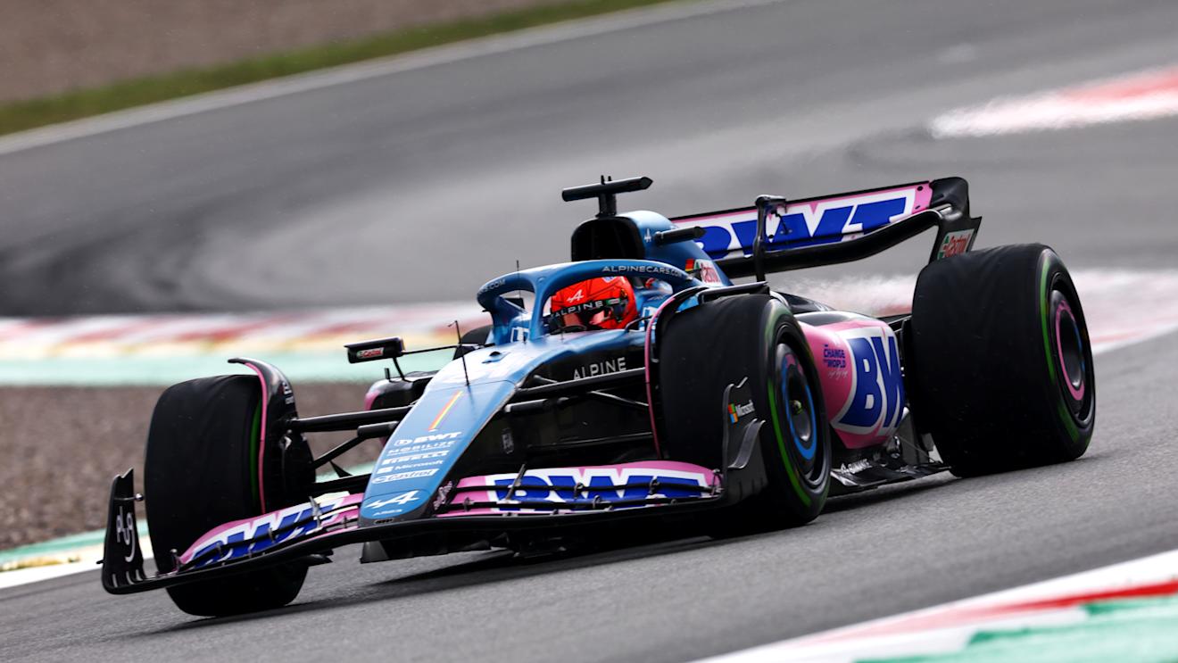BARCELONA, SPAIN - JUNE 03: Esteban Ocon of France driving the (31) Alpine F1 A523 Renault on track during final practice ahead of the F1 Grand Prix of Spain at Circuit de Barcelona-Catalunya on June 03, 2023 in Barcelona, Spain. (Photo by Mark Thompson/Getty Images)