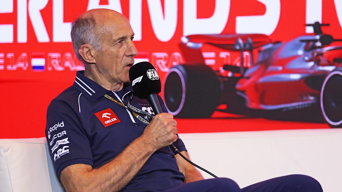 ZANDVOORT, NETHERLANDS - AUGUST 25: Scuderia AlphaTauri Team Principal Franz Tost attends the Team Principals Press Conference during practice ahead of the F1 Grand Prix of The Netherlands at Circuit Zandvoort on August 25, 2023 in Zandvoort, Netherlands. (Photo by Dean Mouhtaropoulos/Getty Images)