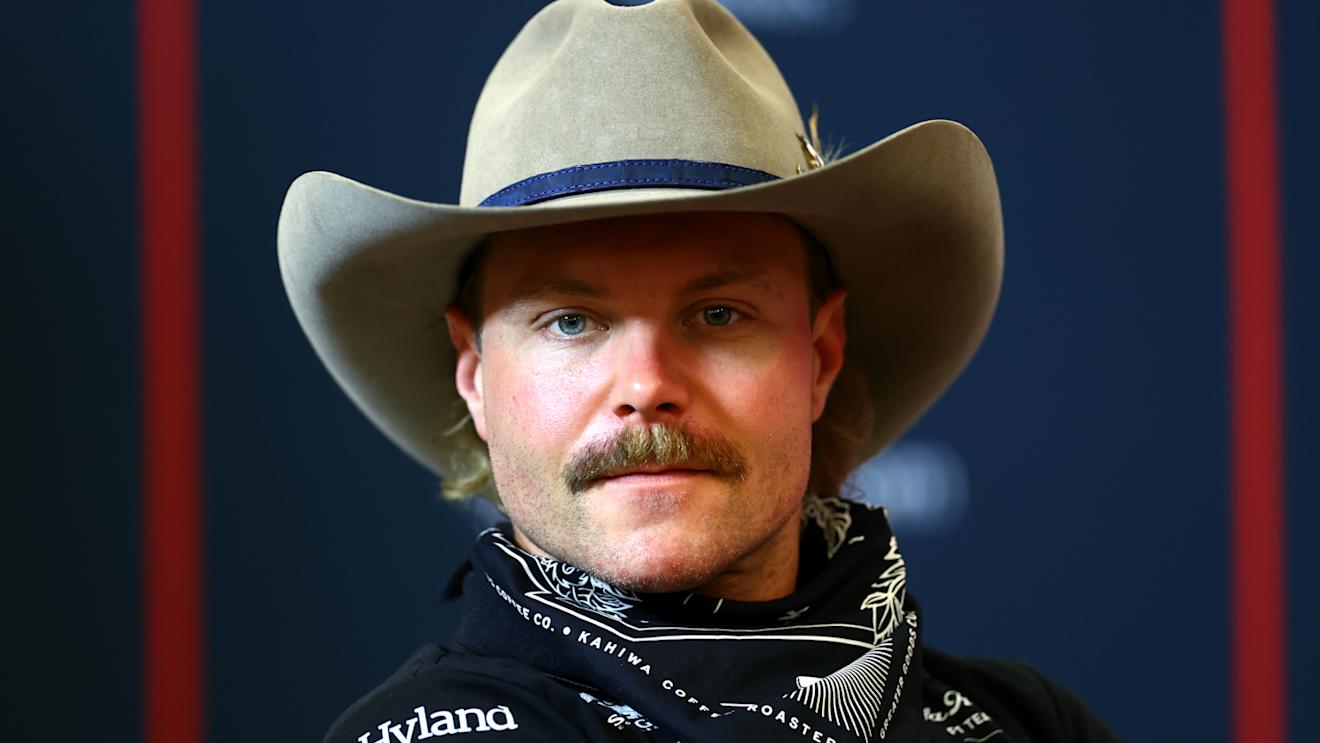 AUSTIN, TEXAS - OCTOBER 19: Valtteri Bottas of Finland and Alfa Romeo F1 attends the Drivers Press Conference during previews ahead of the F1 Grand Prix of United States at Circuit of The Americas on October 19, 2023 in Austin, Texas. (Photo by Dan Istitene/Getty Images)