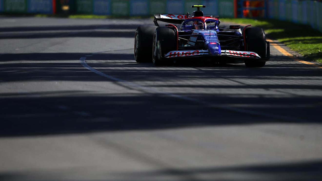 MELBOURNE, AUSTRALIA - MARCH 24: Yuki Tsunoda of Japan driving the (22) Visa Cash App RB VCARB 01 on track during the F1 Grand Prix of Australia at Albert Park Circuit on March 24, 2024 in Melbourne, Australia. (Photo by Joe Portlock - Formula 1/Formula 1 via Getty Images)