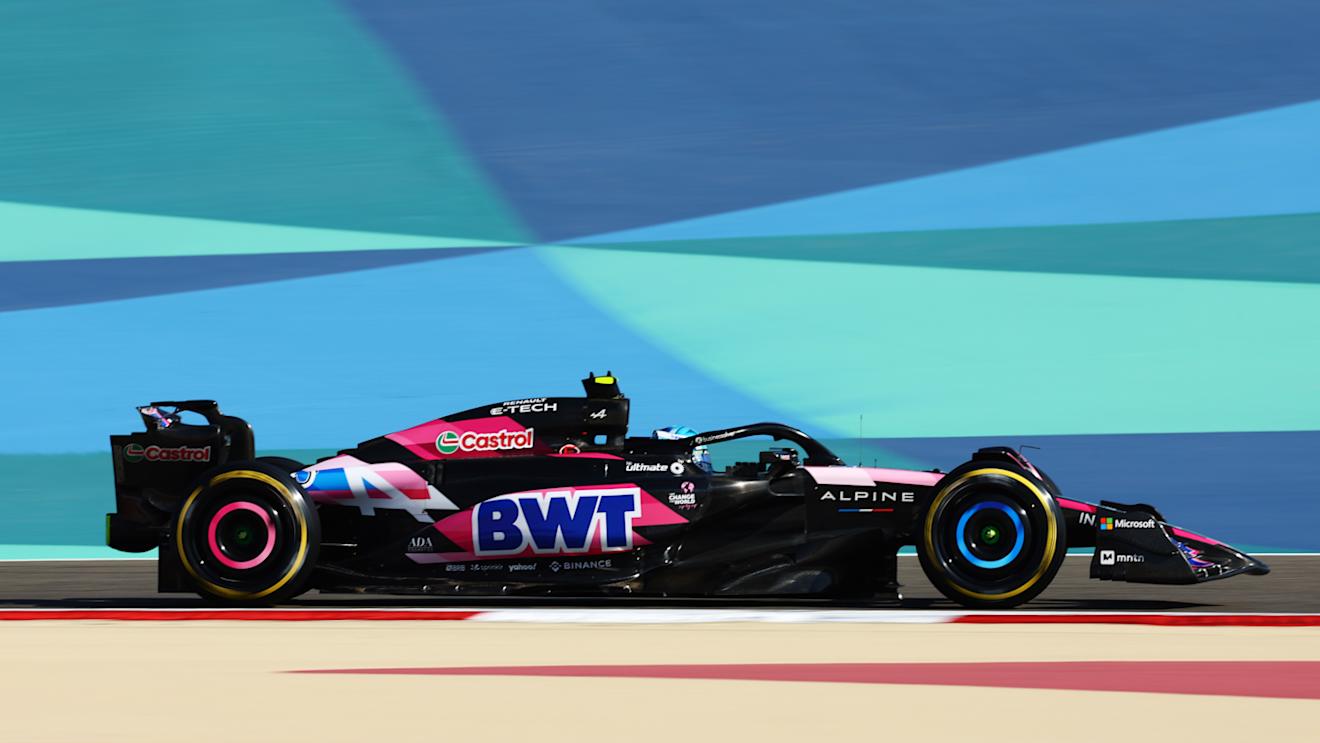 BAHRAIN, BAHRAIN - FEBRUARY 29: Pierre Gasly of France driving the (10) Alpine F1 A524 Renault on track during practice ahead of the F1 Grand Prix of Bahrain at Bahrain International Circuit on February 29, 2024 in Bahrain, Bahrain. (Photo by Clive Rose/Getty Images)