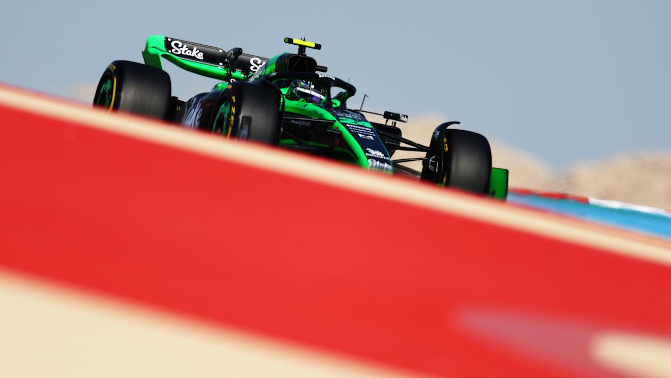 BAHRAIN, BAHRAIN - FEBRUARY 29: Zhou Guanyu of China driving the (24) Kick Sauber C44 Ferrari on track during practice ahead of the F1 Grand Prix of Bahrain at Bahrain International Circuit on February 29, 2024 in Bahrain, Bahrain. (Photo by Clive Rose/Getty Images)
