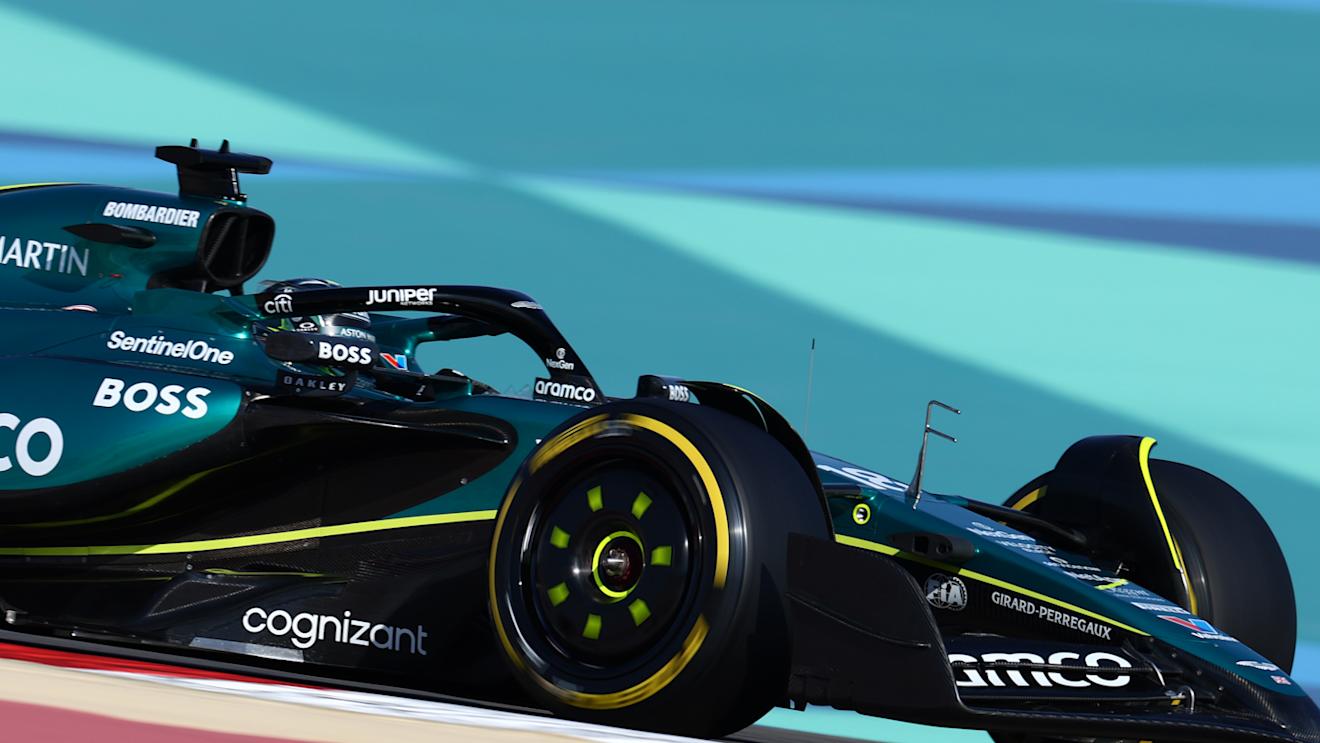 BAHRAIN, BAHRAIN - FEBRUARY 29: Lance Stroll of Canada driving the (18) Aston Martin AMR24 Mercedes on track during practice ahead of the F1 Grand Prix of Bahrain at Bahrain International Circuit on February 29, 2024 in Bahrain, Bahrain. (Photo by Clive Rose/Getty Images)
