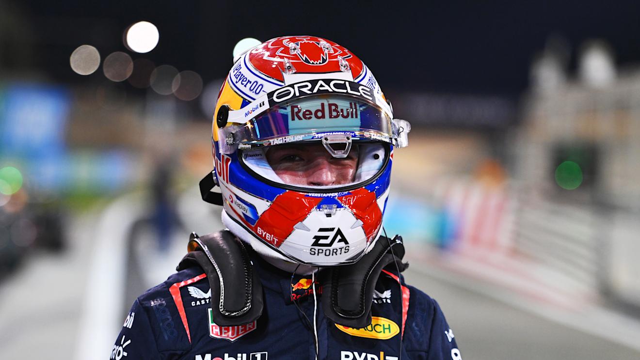 BAHRAIN, BAHRAIN - MARCH 01: Pole position qualifier Max Verstappen of the Netherlands and Oracle Red Bull Racing celebrates in parc ferme during qualifying ahead of the F1 Grand Prix of Bahrain at Bahrain International Circuit on March 01, 2024 in Bahrain, Bahrain. (Photo by Rudy Carezzevoli/Getty Images)