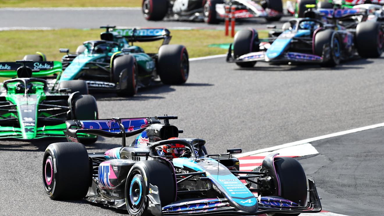 SUZUKA, JAPAN - APRIL 07: Esteban Ocon of France driving the (31) Alpine F1 A524 Renault on track during the F1 Grand Prix of Japan at Suzuka International Racing Course on April 07, 2024 in Suzuka, Japan. (Photo by Peter Fox/Getty Images)