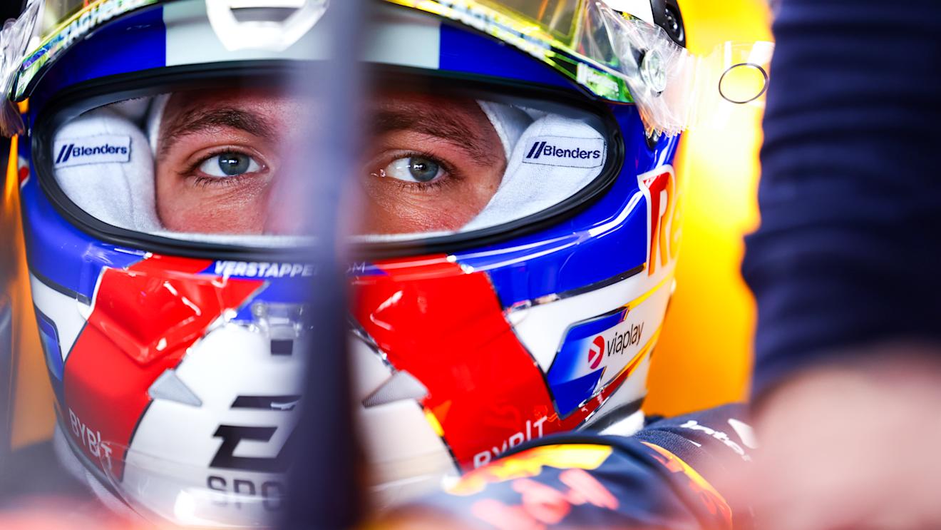 SUZUKA, JAPAN - APRIL 05: Max Verstappen of the Netherlands and Oracle Red Bull Racing prepares to drive in the garage during practice ahead of the F1 Grand Prix of Japan at Suzuka International Racing Course on April 05, 2024 in Suzuka, Japan. (Photo by Mark Thompson/Getty Images)
