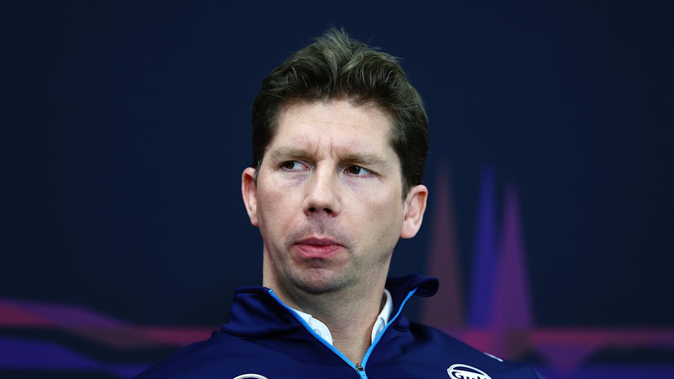 SUZUKA, JAPAN - APRIL 05: James Vowles, Team Principal of Williams attends the Team Principals Press Conference during practice ahead of the F1 Grand Prix of Japan at Suzuka International Racing Course on April 05, 2024 in Suzuka, Japan. (Photo by Bryn Lennon/Getty Images)