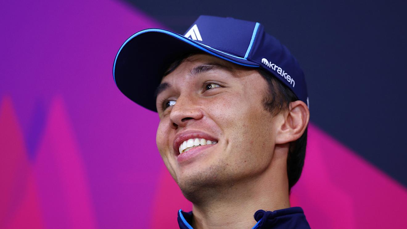 SUZUKA, JAPAN - APRIL 04: Alexander Albon of Thailand and Williams attends the Drivers Press Conference during previews ahead of the F1 Grand Prix of Japan at Suzuka International Racing Course on April 04, 2024 in Suzuka, Japan. (Photo by Clive Rose/Getty Images)
