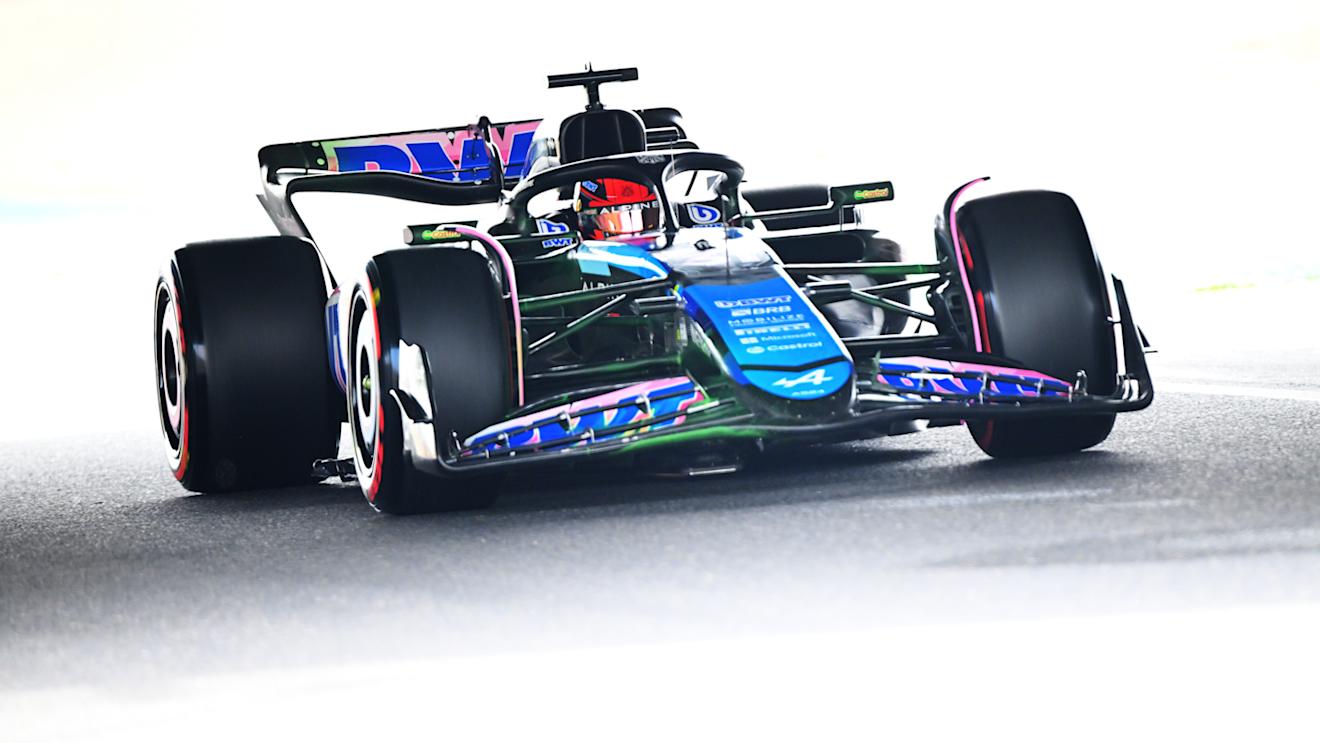 SUZUKA, JAPAN - APRIL 06: Esteban Ocon of France driving the (31) Alpine F1 A524 Renault on track during final practice ahead of the F1 Grand Prix of Japan at Suzuka International Racing Course on April 06, 2024 in Suzuka, Japan. (Photo by Clive Mason/Getty Images)