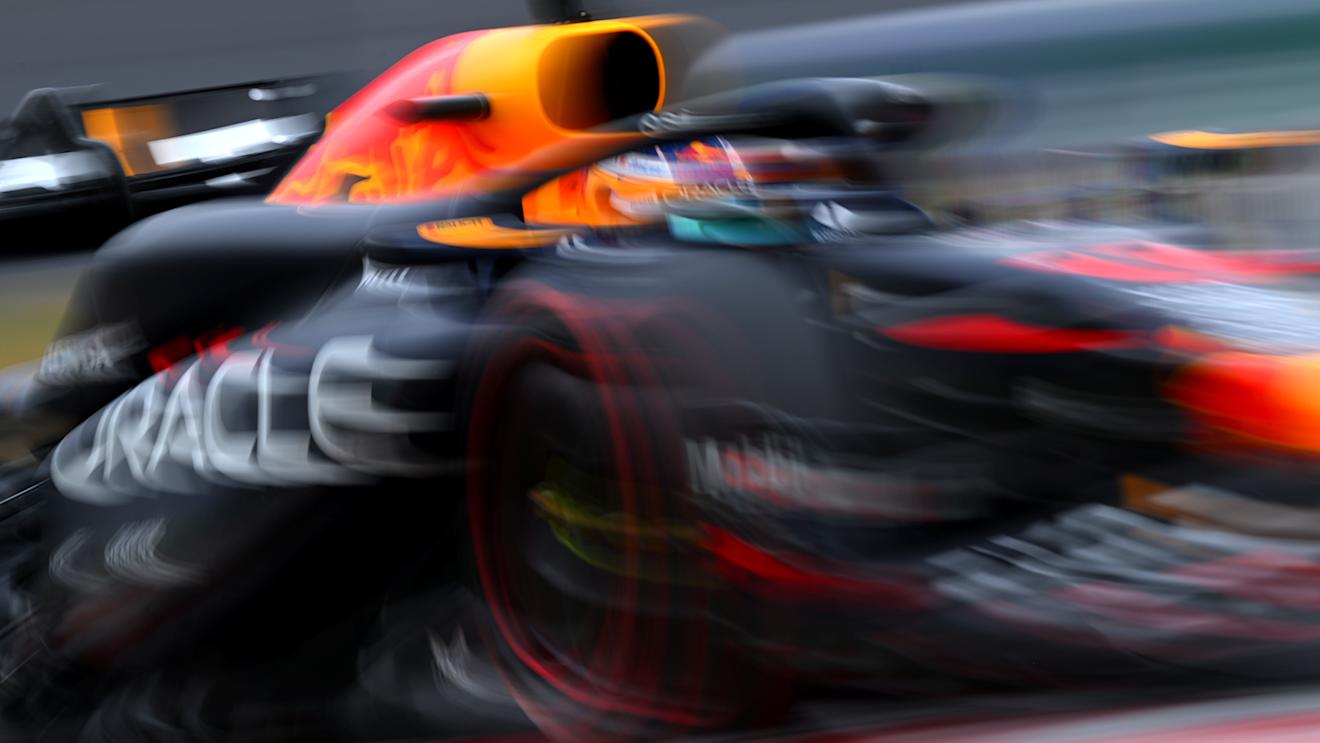 SUZUKA, JAPAN - APRIL 06: Max Verstappen of the Netherlands driving the (1) Oracle Red Bull Racing RB20 on track during qualifying ahead of the F1 Grand Prix of Japan at Suzuka International Racing Course on April 06, 2024 in Suzuka, Japan. (Photo by Clive Mason/Getty Images)