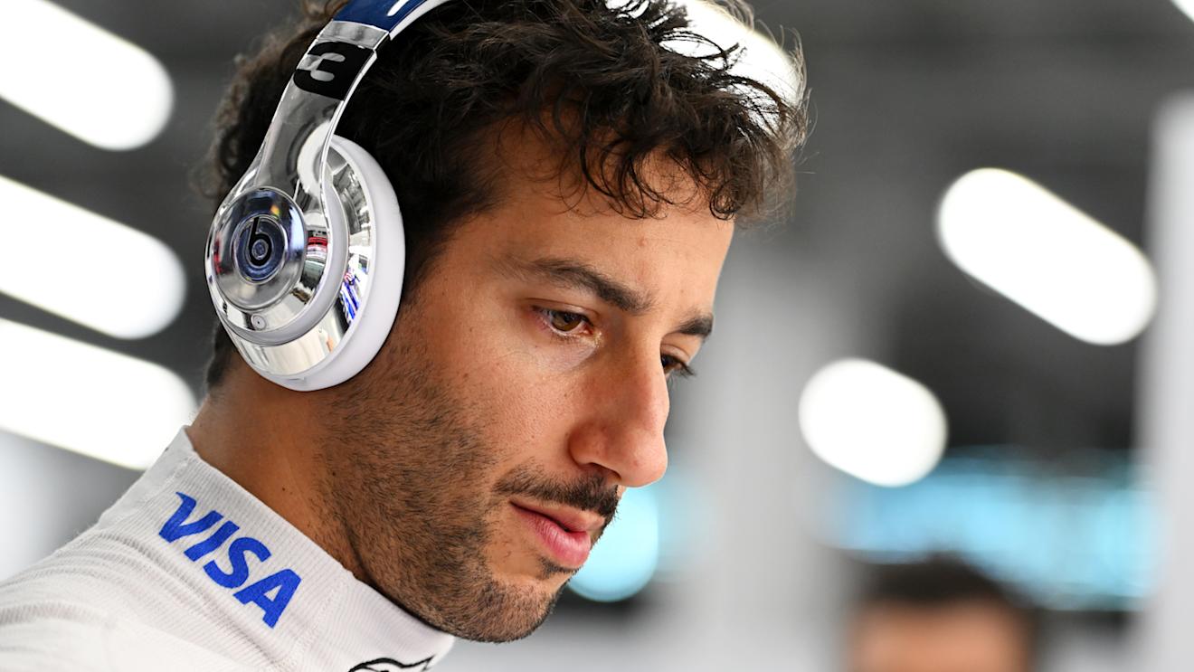 JEDDAH, SAUDI ARABIA - MARCH 09: Daniel Ricciardo of Australia and Visa Cash App RB prepares to drive in the garage during the F1 Grand Prix of Saudi Arabia at Jeddah Corniche Circuit on March 09, 2024 in Jeddah, Saudi Arabia. (Photo by Rudy Carezzevoli/Getty Images)