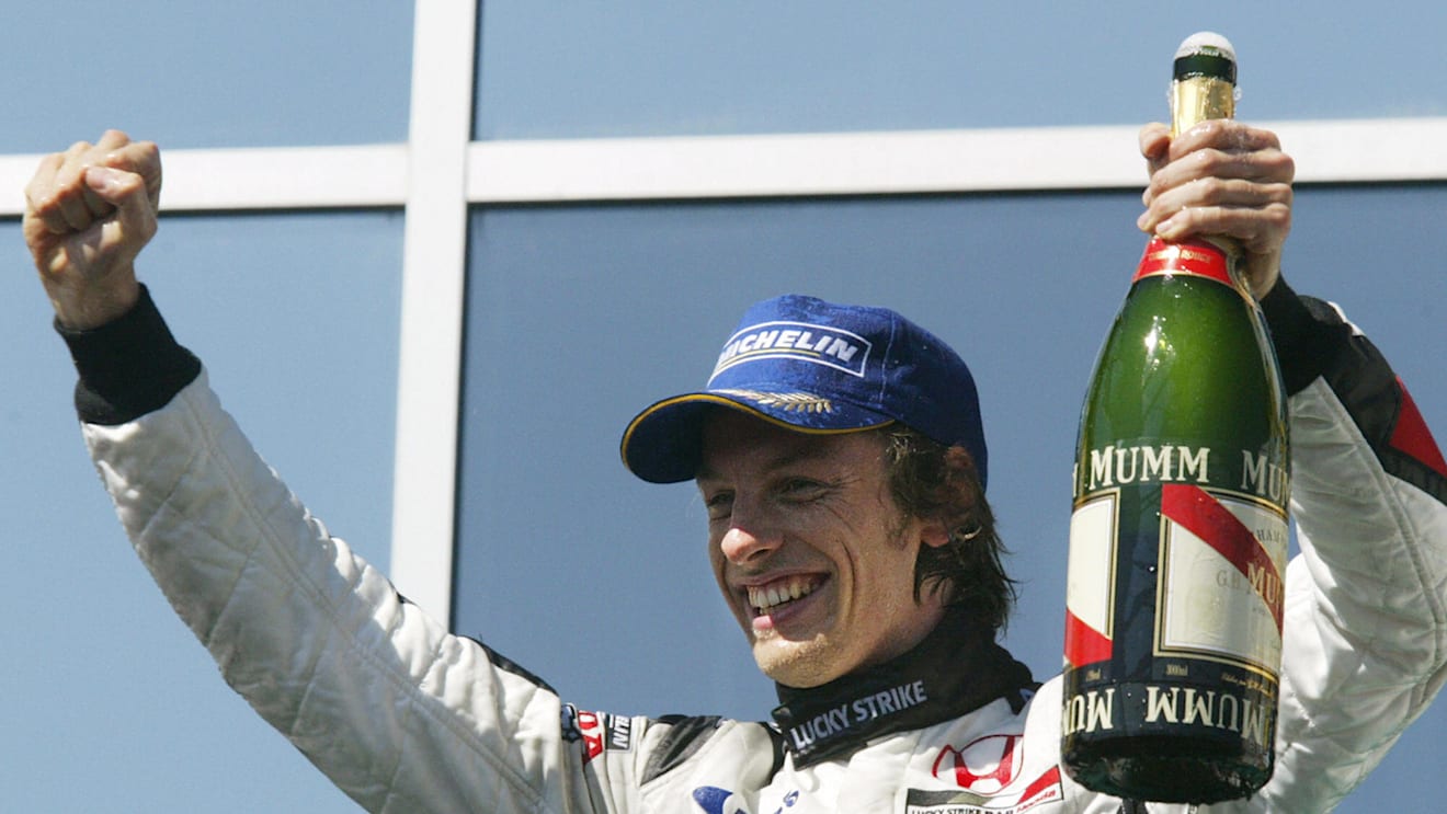 Button and BAR-Honda tasted plenty of champagne during the 2004 campaign