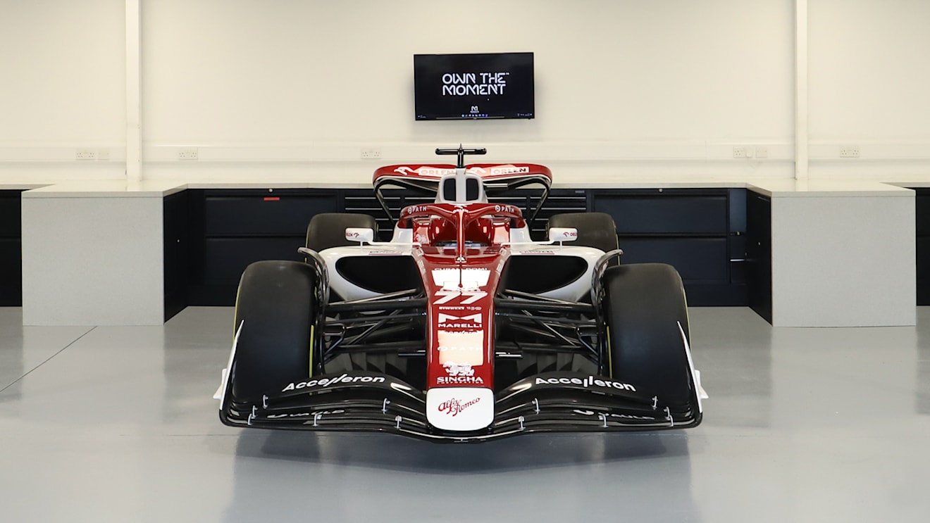 The 2022 Alfa Romeo showcar up for auction via F1 Authentics