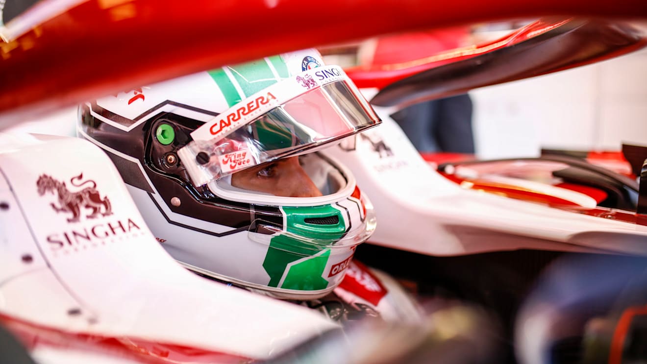 GIOVINAZZI Antonio (ita), Alfa Romeo Racing ORLEN C41, portrait during the Formula 1 Azerbaijan Grand Prix 2021 from June 04 to 06, 2021 on the Baku City Circuit, in Baku, Azerbaijan - Photo Xavi Bonilla / DPPI 