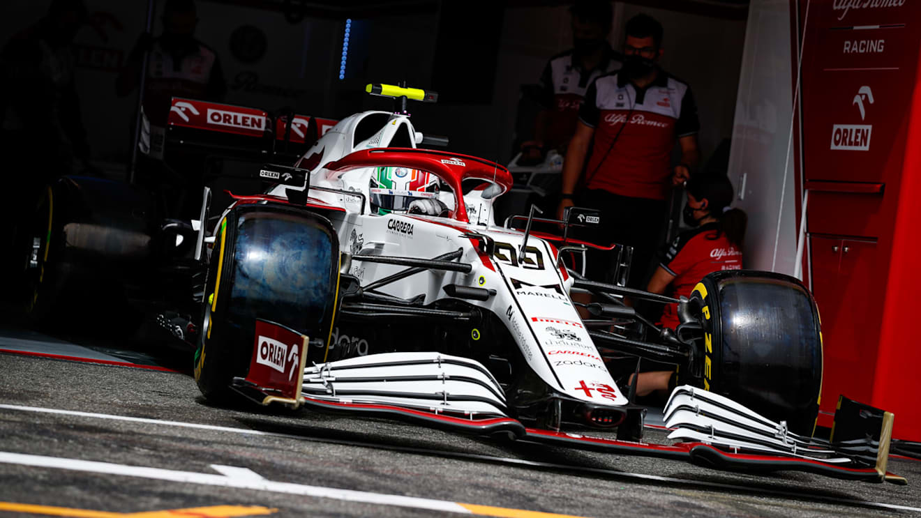 GIOVINAZZI Antonio (ita), Alfa Romeo Racing ORLEN C41, action during the Formula 1 Emirates Grand Prix de France 2021, 7th round of the 2021 FIA Formula One World Championship from June 18 to 20, 2021 on the Circuit Paul Ricard, in Le Castellet, France - Photo Florent Gooden / DPPI