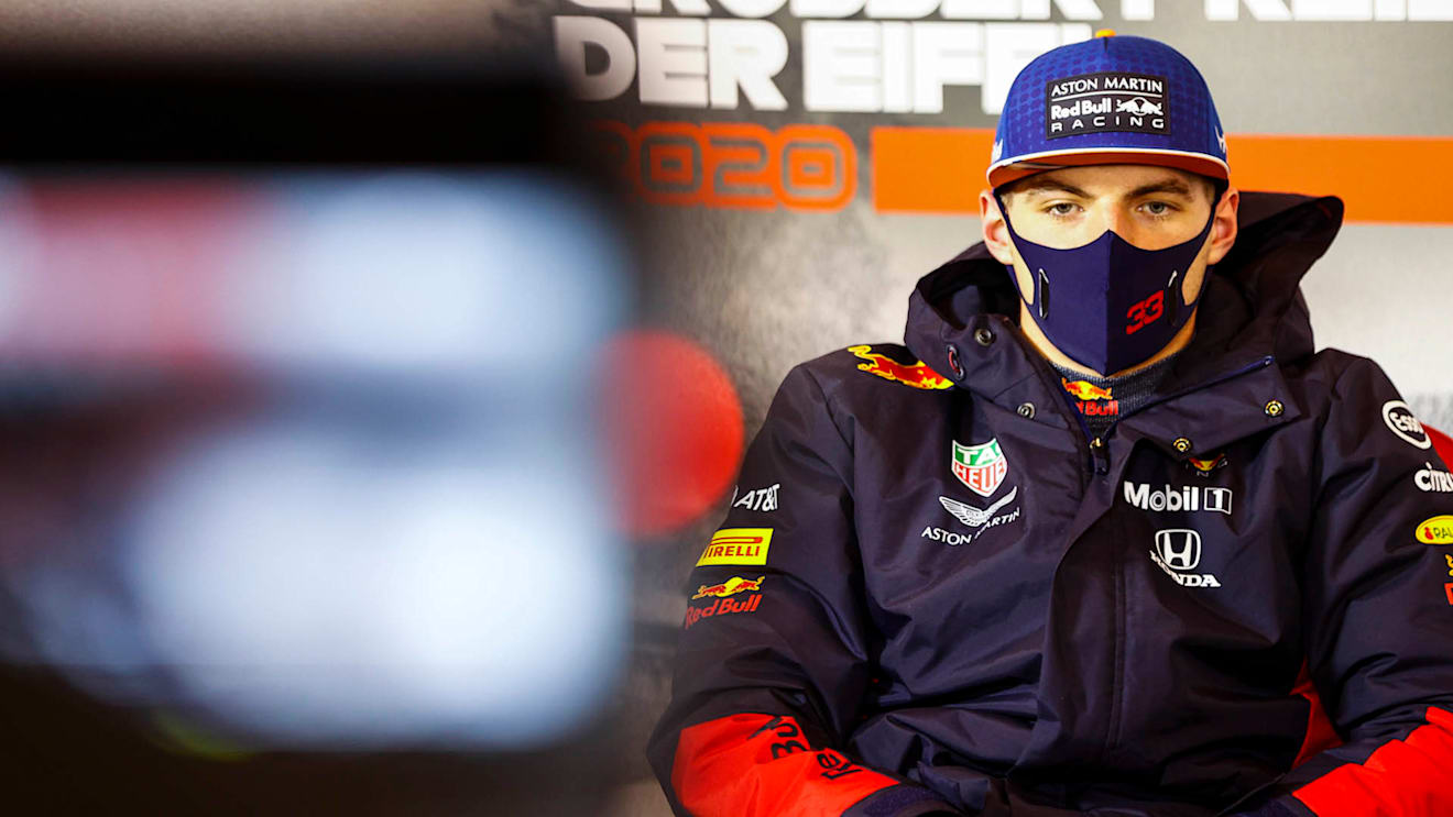 Max Verstappen, Red Bull Racing in the press conference 