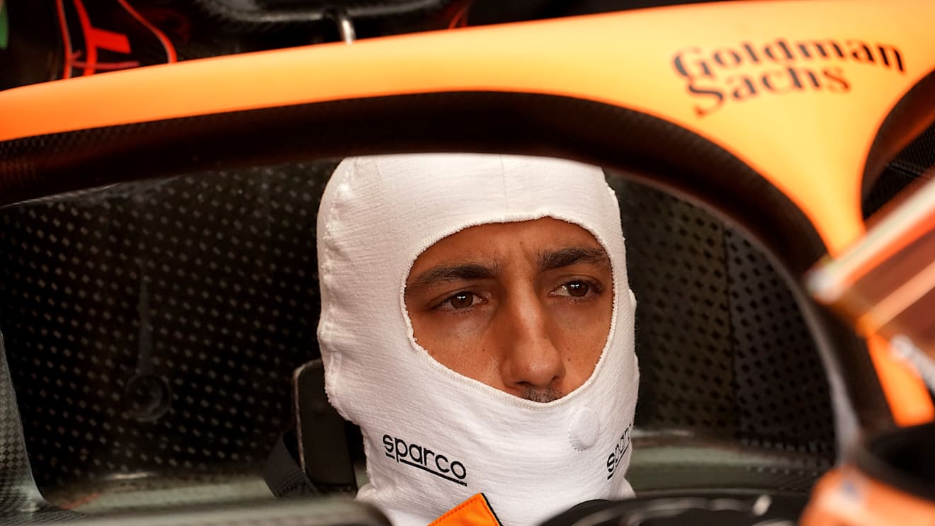 LE CASTELLET, FRANCE - JULY 23: Daniel Ricciardo (AUS), McLaren takes part in the practice session at the Circuit Paul Ricard ahead of the Formula 1 Lenovo Grand Prix de France in Le Castellet, France on July 22, 2022. (Photo by Hasan Bratic/Anadolu Agency via Getty Images)
