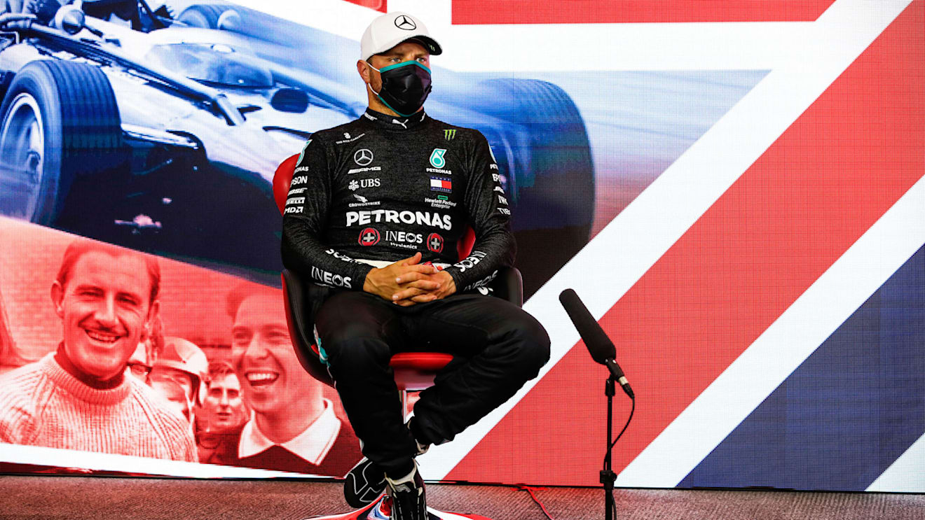 BOTTAS Valtteri (fin), Mercedes AMG F1 GP W11 Hybrid EQ Power+, portrait, qualifying press conference during the Formula 1 Pirelli British Grand Prix 2020, from July 31 to August 02, 2020 on the Silverstone Circuit, in Silverstone, United Kingdom - Photo Xavi Bonilla / DPPI