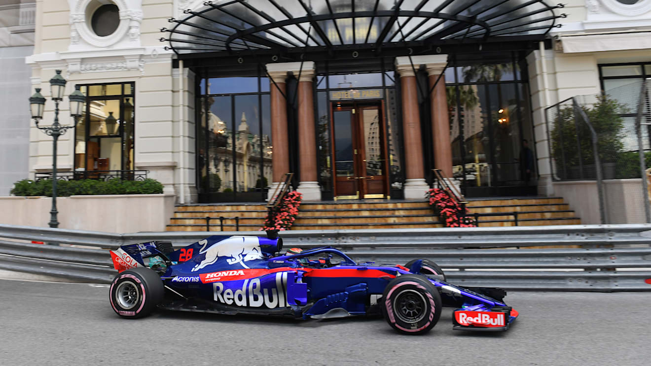 Brendon Hartley (NZL) Scuderia Toro Rosso STR13 at Formula One World Championship, Rd6, Monaco Grand Prix, Practice, Monte-Carlo, Monaco, Thursday 24 May 2018. © Mark Sutton/Sutton Images