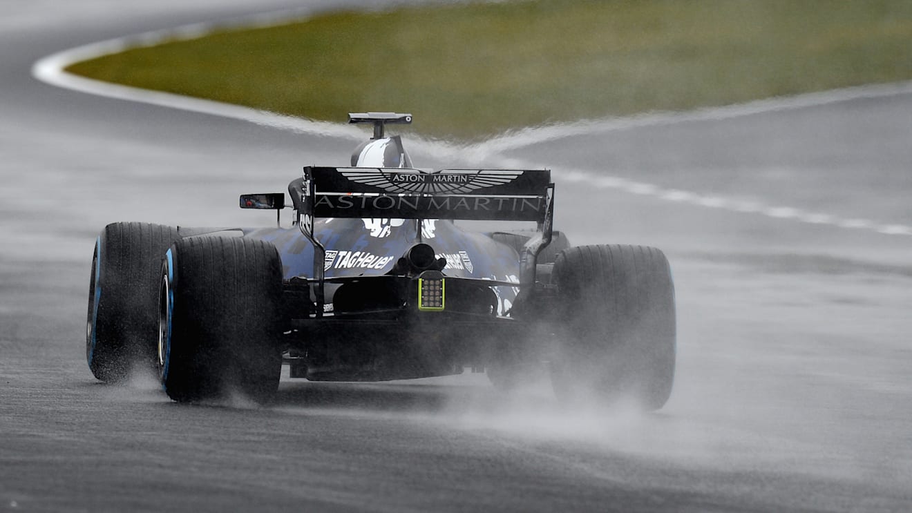 Daniel Ricciardo of Australia driving the Aston Martin Red Bull Racing Red Bull RB14 TAG Heuer during the Aston Martin Red Bull Racing RB14 Special Edition filming day at Silverstone Circuit on February 19, 2018 in Northampton, England . © Getty Images /