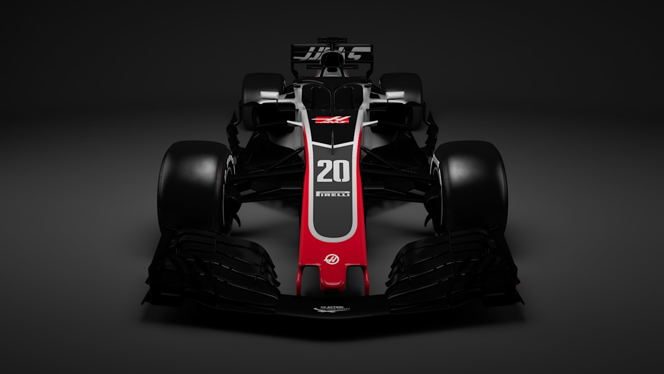 The Haas VF-18. © Haas F1 Team