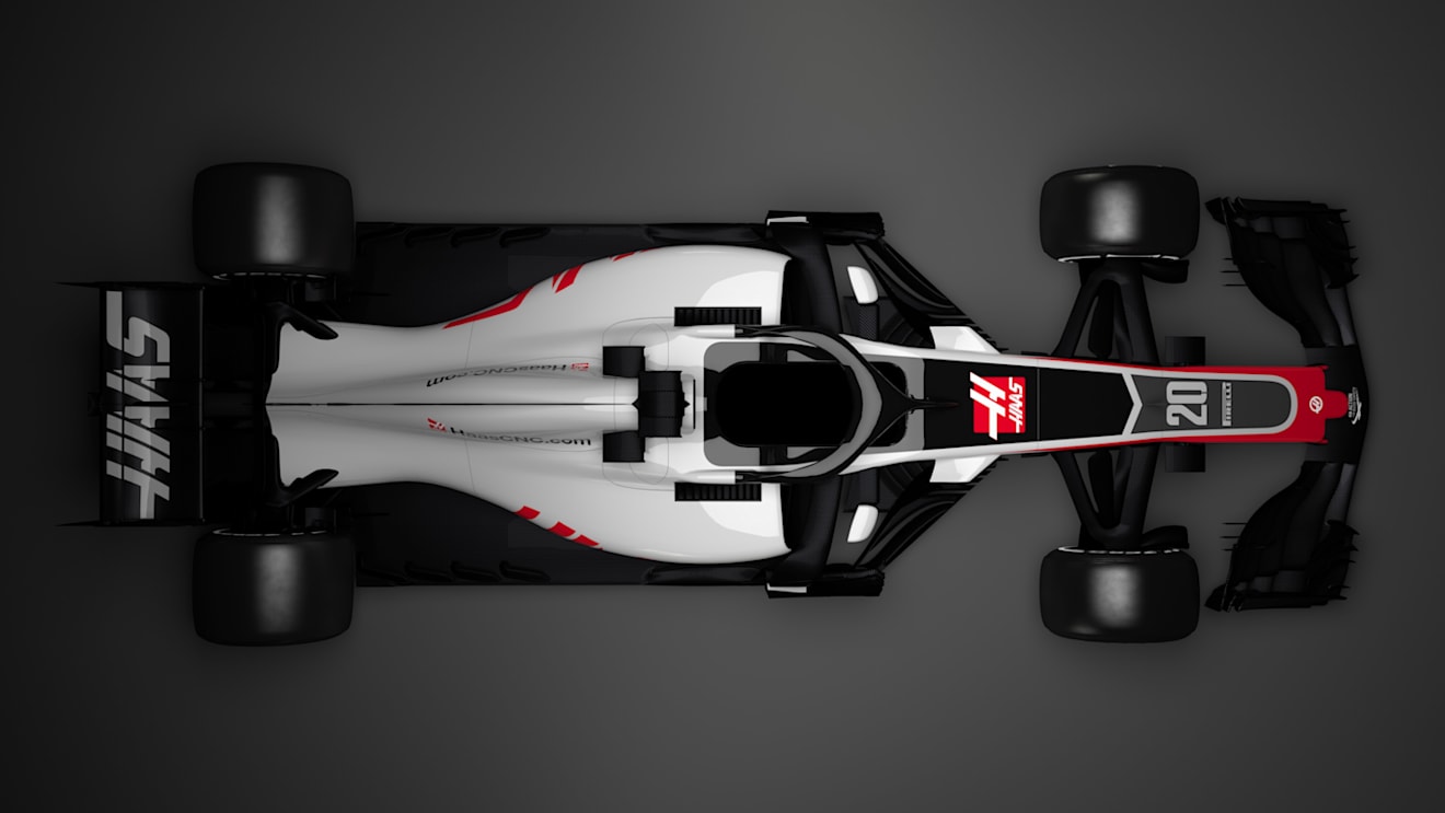 The Haas VF-18. © Haas F1 Team