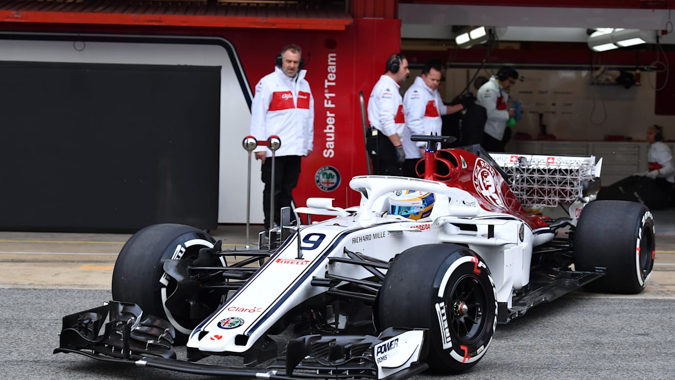 Marcus Ericsson (SWE) Alfa Romeo Sauber C37 at Formula One Testing, Day One, Barcelona, Spain, 26 February 2018. © Sutton Images