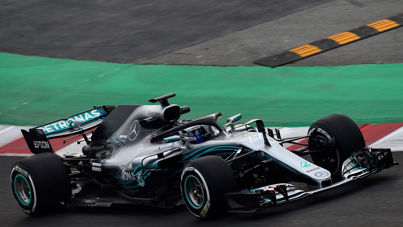 Valtteri Bottas (FIN) Mercedes-AMG F1 W09 EQ Power+ at Formula One Testing, Day One, Barcelona, Spain, 26 February 2018. © Sutton Images