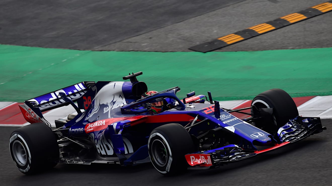 Brendon Hartley (NZL) Scuderia Toro Rosso STR13 at Formula One Testing, Day One, Barcelona, Spain, 26 February 2018. © Sutton Images