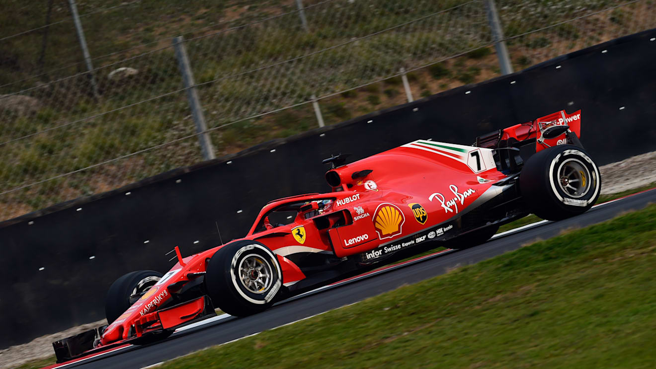 Kimi Raikkonen (FIN) Ferrari SF-71H at Formula One Testing, Day One, Barcelona, Spain, 26 February 2018. © Sutton Images