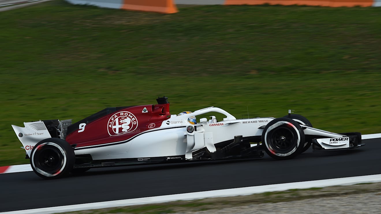 Marcus Ericsson (SWE) Alfa Romeo Sauber C37 at Formula One Testing, Day One, Barcelona, Spain, 26 February 2018. © Sutton Images