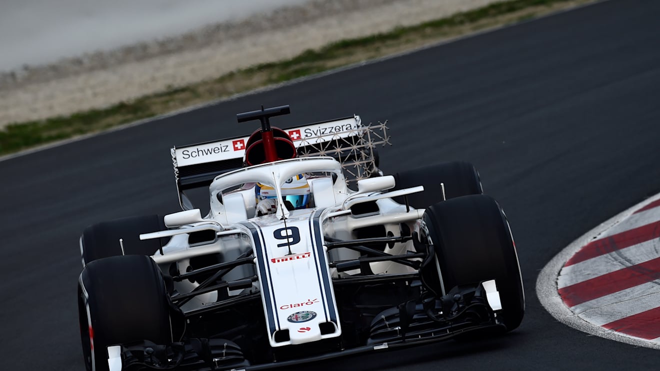 Marcus Ericsson (SWE) Alfa Romeo Sauber C37 at Formula One Testing, Day One, Barcelona, Spain, 26 February 2018. © Sutton Images