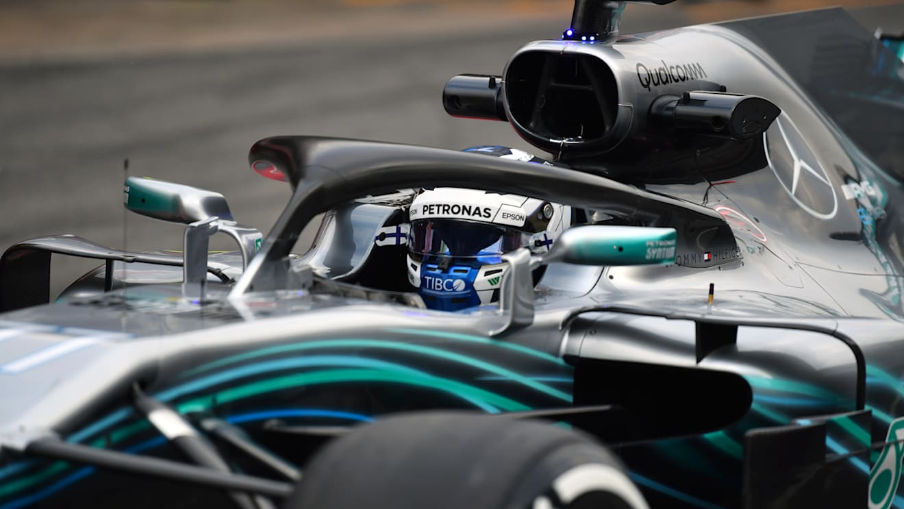 Valtteri Bottas (FIN) Mercedes-AMG F1 W09 EQ Power+ at Formula One Testing, Day One, Barcelona, Spain, 26 February 2018.