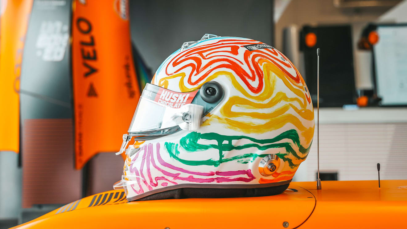 Carlos Sainz's Mind helmet
