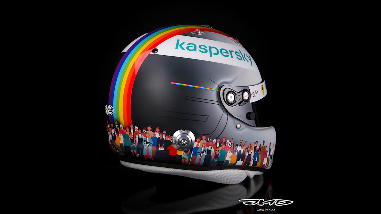 Vettel has chosen to promote a message of unity this weekend