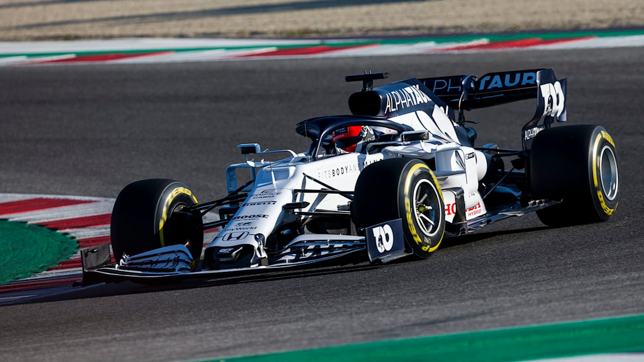 Danil Kvyat of Russia and Scuderia AlphaTauri performs during the filming day in Misano, Italy on February 15, 2020 // Samo Vidic/Red Bull Content Pool