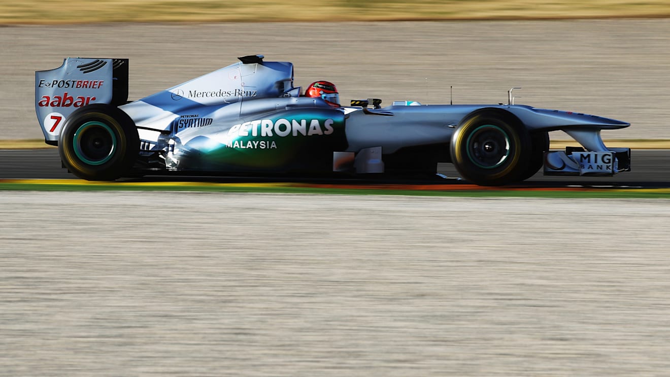 2011: A bigger splash of green was added to the dominant silver in 2011, in deference to title sponsor Petronas. It was a second winless year, but the team did finish fourth in the championship.